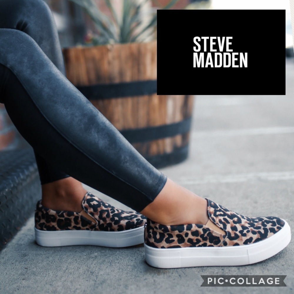 Steve Madden Gills Slip On Sneaker {Leopard} 8